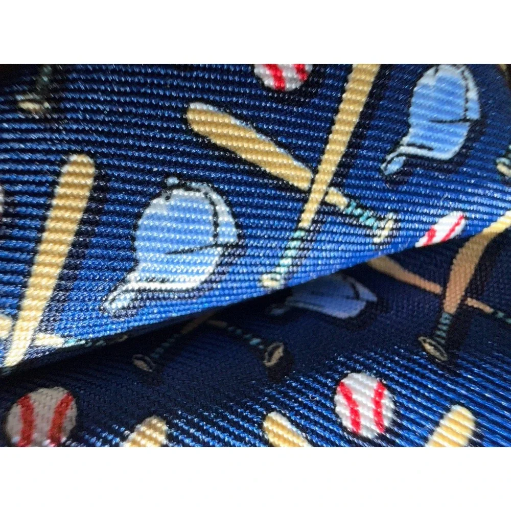 Baseball Print Bow Tie Crown  & Ivy Kids Blue NWOT Adjustable